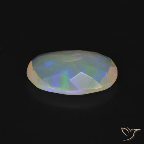 Opale Multicolore naturale da 2.05 ct, Ovale, Trasparente