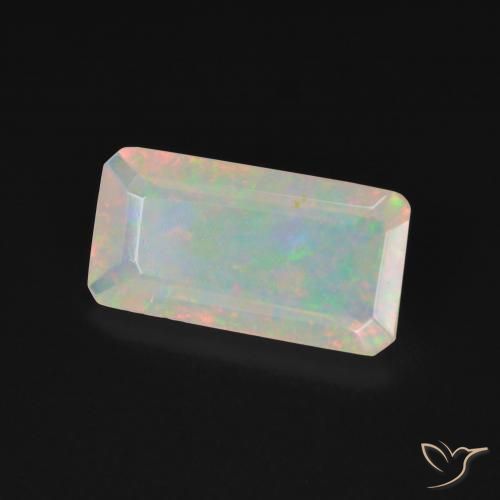 Opale Multicolore naturale da 1.46 ct, Ottagonale / Taglio smeraldo, Trasparente