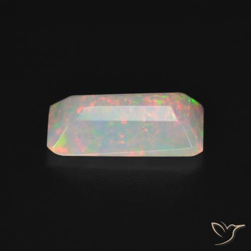Opale Multicolore naturale da 1.46 ct, Ottagonale / Taglio smeraldo, Trasparente