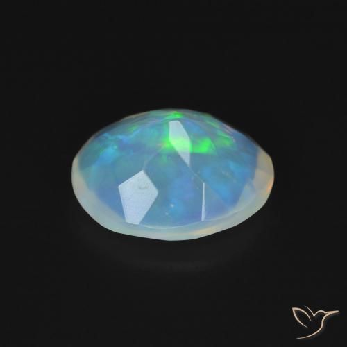 Opale Multicolore naturale da 1.08 ct, Ovale, Trasparente