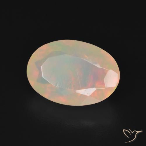 Opale Multicolore naturale da 2.89 ct, Ovale, Trasparente