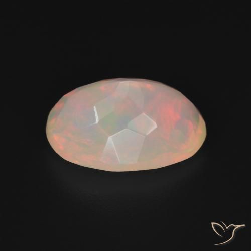 Opale Multicolore naturale da 2.89 ct, Ovale, Trasparente