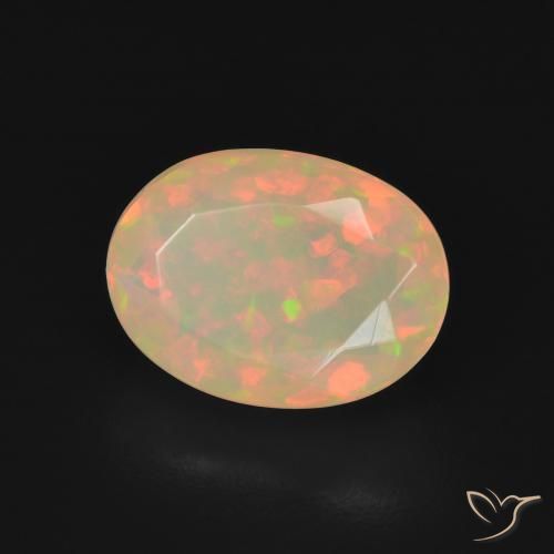 Opale Multicolore naturale da 2.18 ct, Ovale, Trasparente