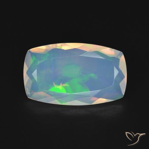 2.67ct Naturale Multicolore Opale, Cuscino, Trasparente, Photo A