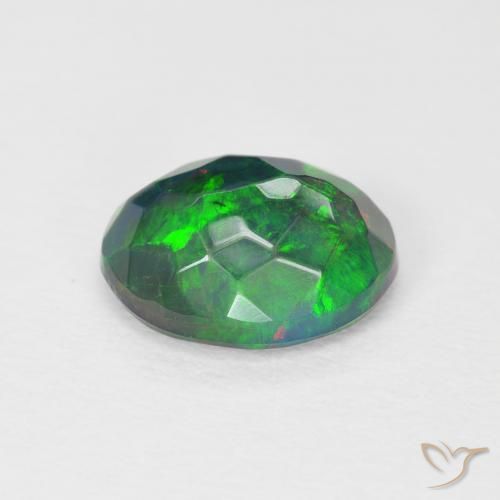Opale Multicolore naturale da 1.18 ct, Ovale, Opaco