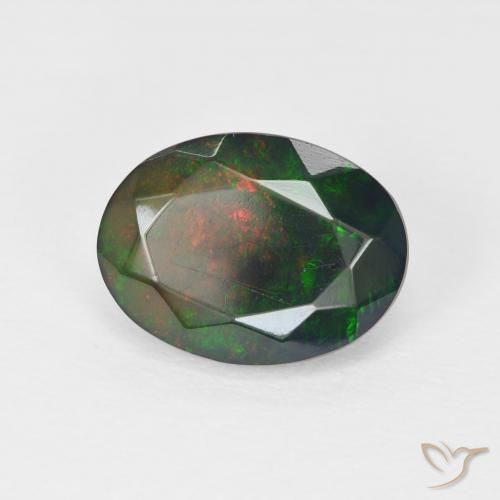Opale Multicolore naturale da 1.71 ct, Ovale, Opaco