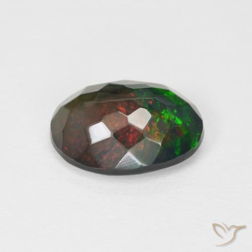 Opale Multicolore naturale da 1.71 ct, Ovale, Opaco