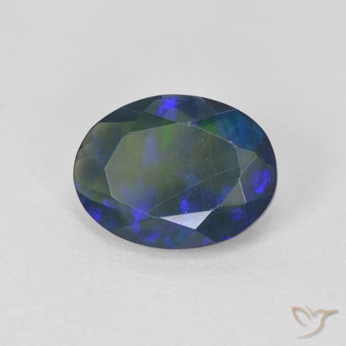 Opale Multicolore naturale da 1.35 ct, Ovale, Trasparente