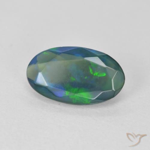 Opale Multicolore naturale da 1.12 ct, Ovale, Trasparente