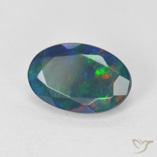 Opale Multicolore naturale da 1.32 ct, Ovale, Trasparente