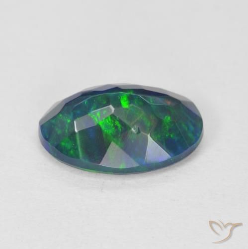 Opale Multicolore naturale da 1.32 ct, Ovale, Trasparente