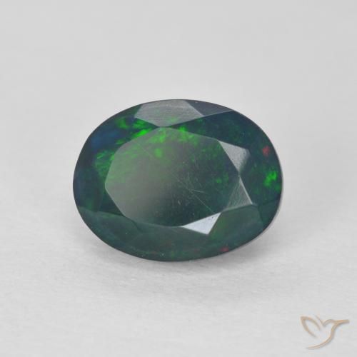 Opale Multicolore naturale da 1.37 ct, Ovale, Traslucido