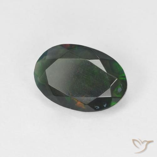 Opale Multicolore naturale da 1.05 ct, Ovale, Trasparente
