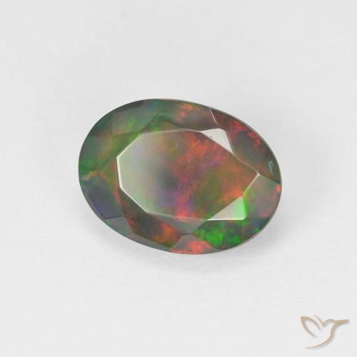 Opale Multicolore naturale da 1.65 ct, Ovale, Traslucido