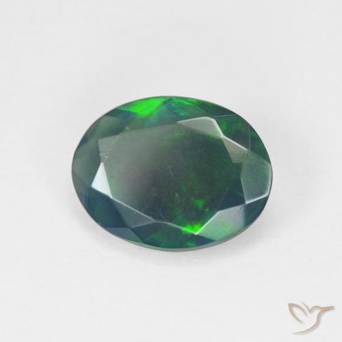 Opale Multicolore naturale da 1.13 ct, Ovale, Traslucido