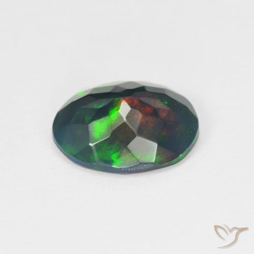 Opale Multicolore naturale da 1.13 ct, Ovale, Traslucido