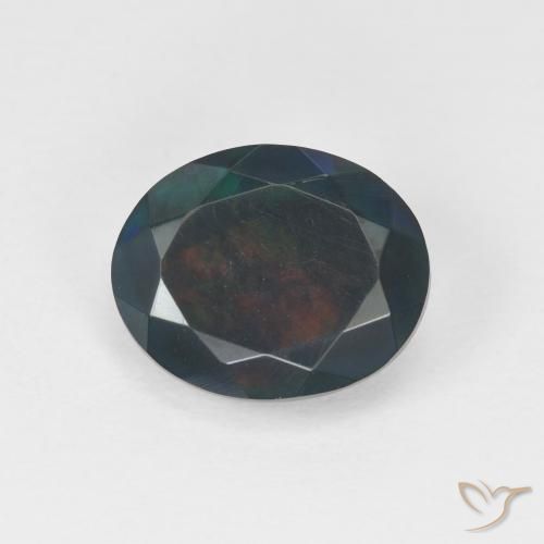 2.02ct Naturale Multicolore Opale, Ovale, Traslucido