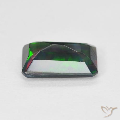 Opale Multicolore naturale da 1.70 ct, Ottagonale / Taglio smeraldo, Traslucido