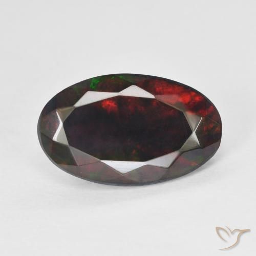 2.61ct Naturale Multicolore Opale, Ovale, Traslucido