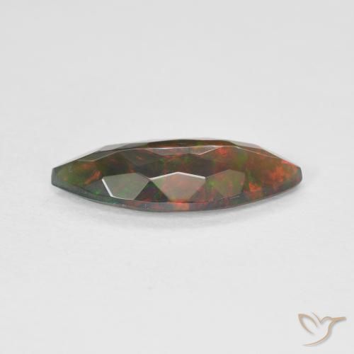 Opale Multicolore naturale da 1.53 ct, Taglio marquise, Traslucido