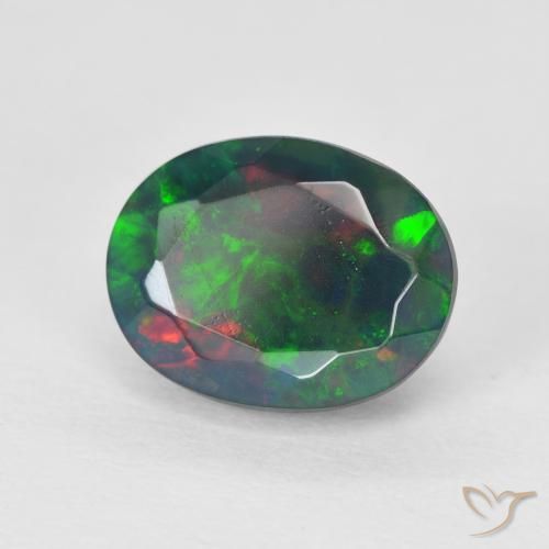 Opale Multicolore naturale da 2.24 ct, Ovale, Traslucido