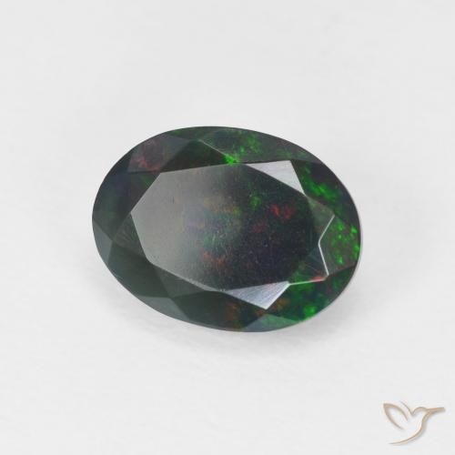 Opale Multicolore naturale da 1.09 ct, Ovale, Traslucido