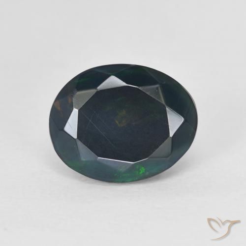 1.34ct Naturale Multicolore Opale, Ovale, Traslucido