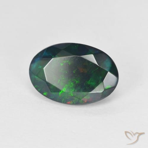 Opale Multicolore naturale da 1.62 ct, Ovale, Traslucido
