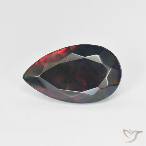 Opale Multicolore naturale da 2.20 ct, Forma a pera, Traslucido