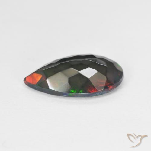 Opale Multicolore naturale da 2.20 ct, Forma a pera, Traslucido