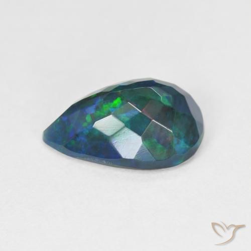 Opale Multicolore naturale da 1.90 ct, Forma a pera, Traslucido