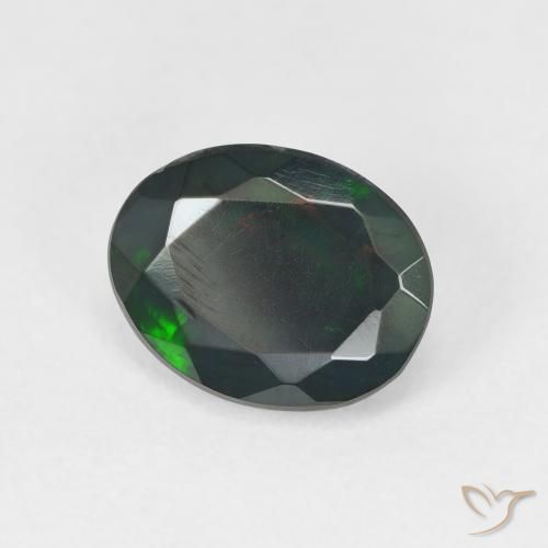 Opale Multicolore naturale da 1.29 ct, Ovale, Traslucido
