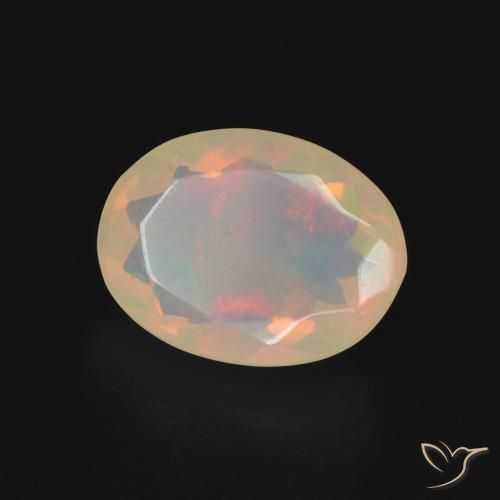 Opale Multicolore naturale da 2.21 ct, Ovale, Traslucido