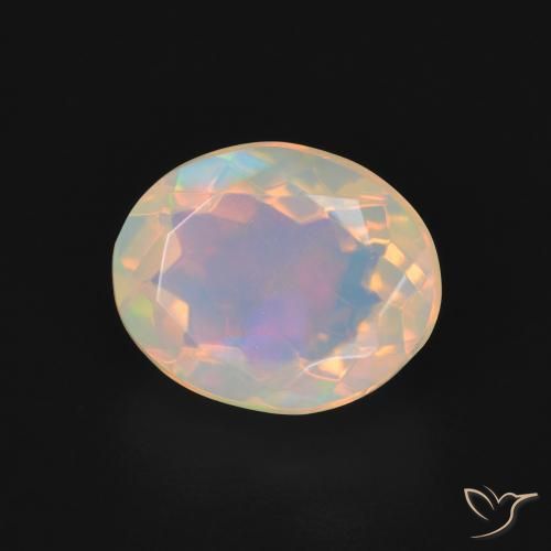 Opale Multicolore naturale da 1.75 ct, Ovale, Trasparente
