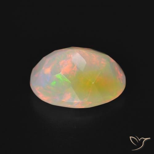 Opale Multicolore naturale da 2.57 ct, Ovale, Traslucido
