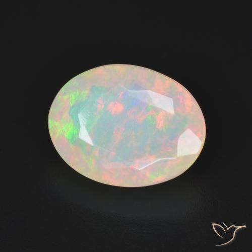 Opale Multicolore naturale da 2.36 ct, Ovale, Traslucido