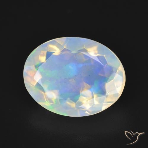 Opale Multicolore naturale da 3.60 ct, Ovale, Trasparente