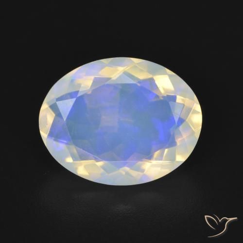 3.07ct Naturale Multicolore Opale, Ovale, Trasparente