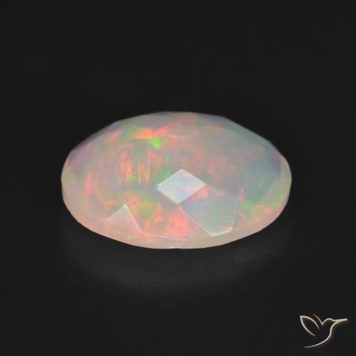 Opale Multicolore naturale da 2.16 ct, Ovale, Trasparente