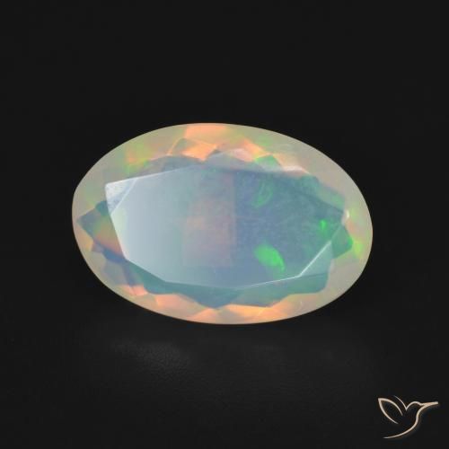 Opale Multicolore naturale da 2.34 ct, Ovale, Trasparente