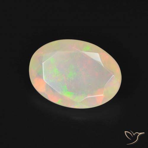 Opale Multicolore naturale da 1.82 ct, Ovale, Traslucido