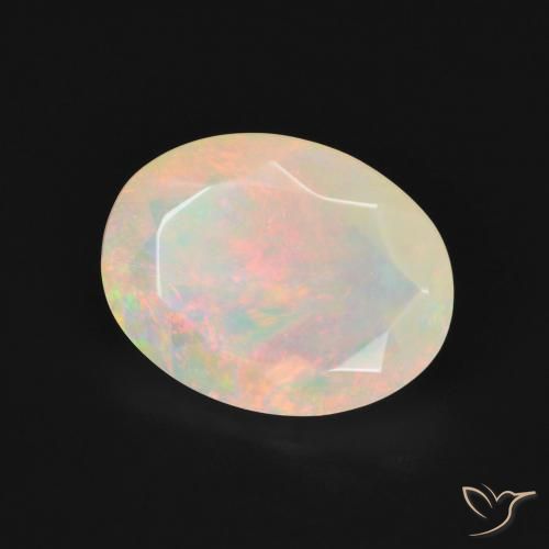 Opale Multicolore naturale da 2.60 ct, Ovale, Traslucido