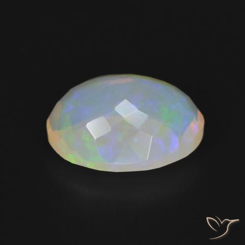 Opale Multicolore naturale da 3.31 ct, Ovale, Opaco