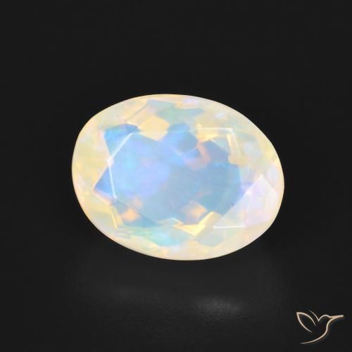 Opale Multicolore naturale da 2.60 ct, Ovale, Trasparente