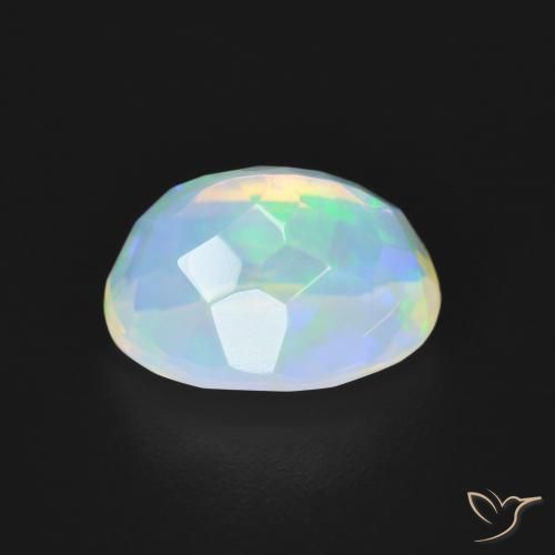 Opale Multicolore naturale da 2.60 ct, Ovale, Trasparente