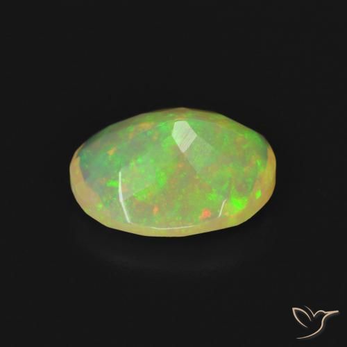 Opale Multicolore naturale da 1.18 ct, Ovale, Trasparente