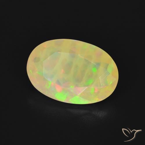 Opale Multicolore naturale da 1.89 ct, Ovale, Traslucido