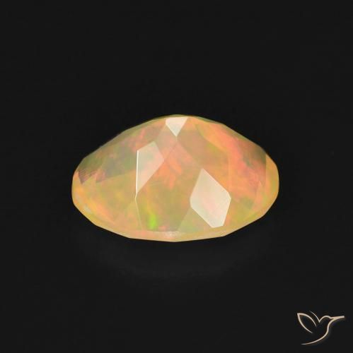 Opale Multicolore naturale da 1.05 ct, Ovale, Trasparente