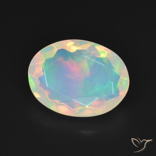 Opale Multicolore naturale da 2.82 ct, Ovale, Trasparente