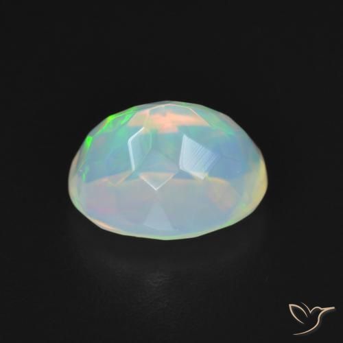 Opale Multicolore naturale da 1.29 ct, Ovale, Trasparente